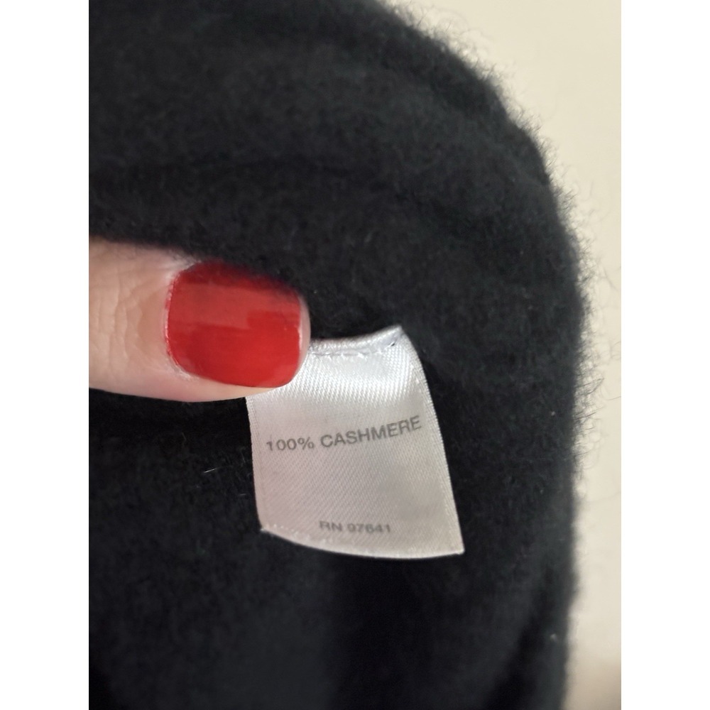 J Jill Large Petite 100% Cashmere Sweater Minimalist Chic Luxury - Picture 4 of 6